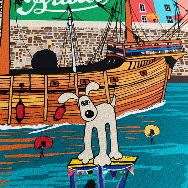 Wallace and Gromit art print "Shipshape and Bristol Fashion" art print at The Bristol Shop