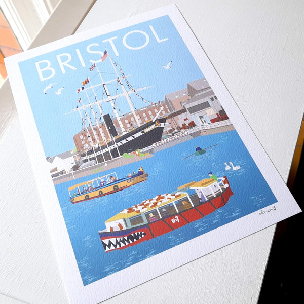 Bristol Harbour Travel Poster