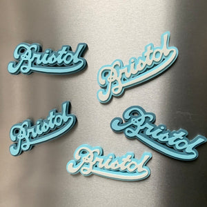 Bristol Scroll Fridge Magnet