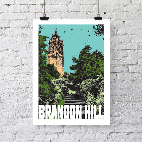 Brandon Hill Bristol, A4 or A3 Print by Susan Taylor | The Bristol Shop
