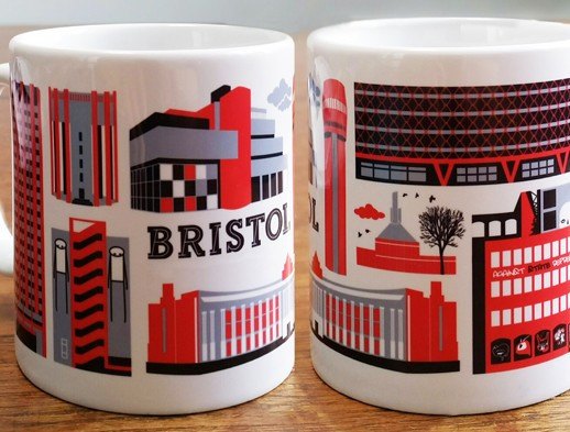 Urban Bristol Mug by Susan Taylor Art | The Bristol Shop