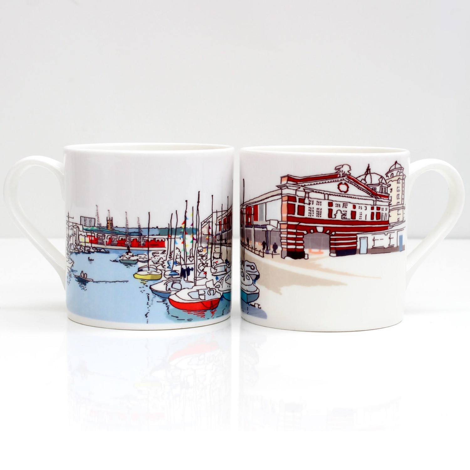 Bristol Harbourside Bone China Mug by Rolfe & Wills | The Bristol Shop