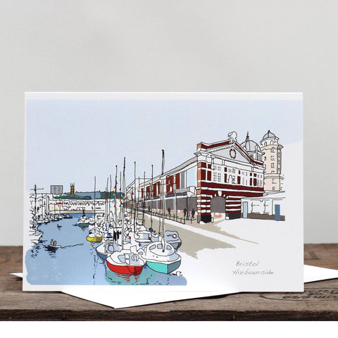 Bristol Harbourside Greetings Card by Rolfe & Wills | The Bristol Shop