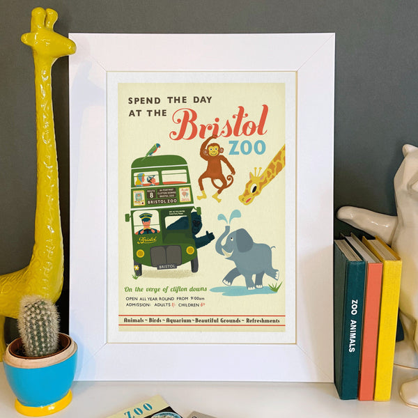 Bristol Zoo & Bristol Bus Print