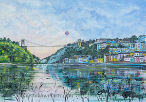 Clifton Suspension Bridge painting by Lynette Bowers at The Bristol Shop