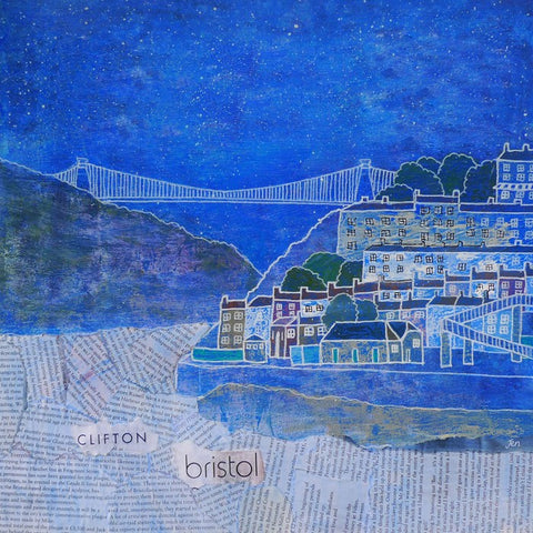 Clifton Collage - Giclée Print by Jenny Urquhart at The Bristol Shop