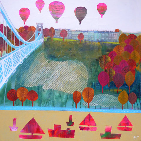 Clifton’s Sion Hill - Giclée Print by Jenny Urquhart at The Bristol Shop