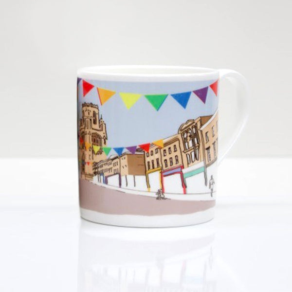Colourful Park Street Bristol Bone China Mug by Rolfe & Wills | The Bristol Shop