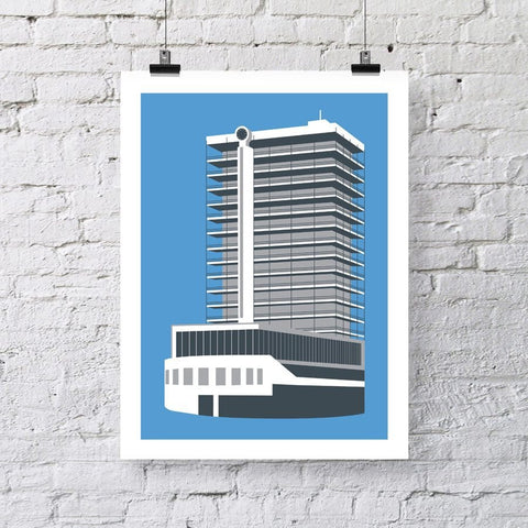 Tower (formerly Colston), Bristol Architectural Art Print by Susan Taylor Art | The Bristol Shop