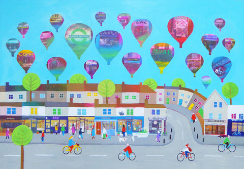 Bristol Art Print featuring Gloucester Road central by Jenny Urquhart, The Bristol Shop