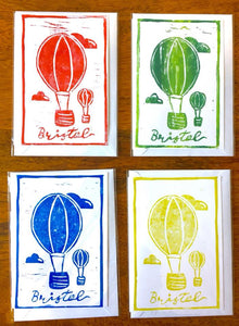 A6 Handmade Bristol Balloon Greetings Cards by Adriana Barrios | The Bristol Shop