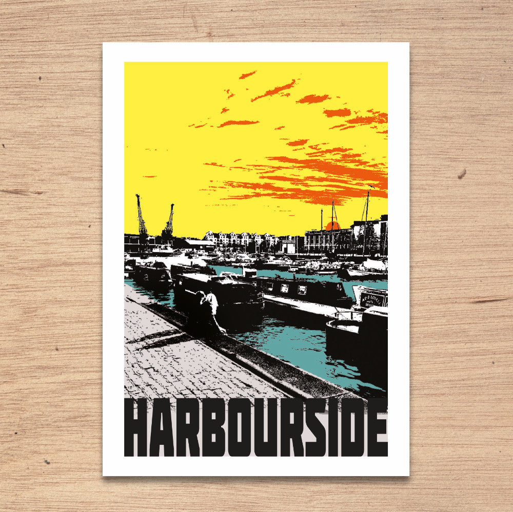 Harbourside Bristol, A4 Print by Susan Taylor Art | The Bristol Shop