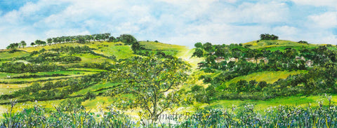 Kelston Roundhill and The Caterpillar canvas print at The Bristol Shop