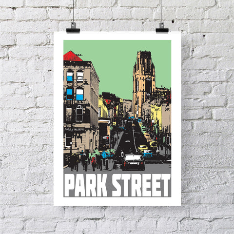 Park Street Bristol A4 or A3 Print by Susan Taylor