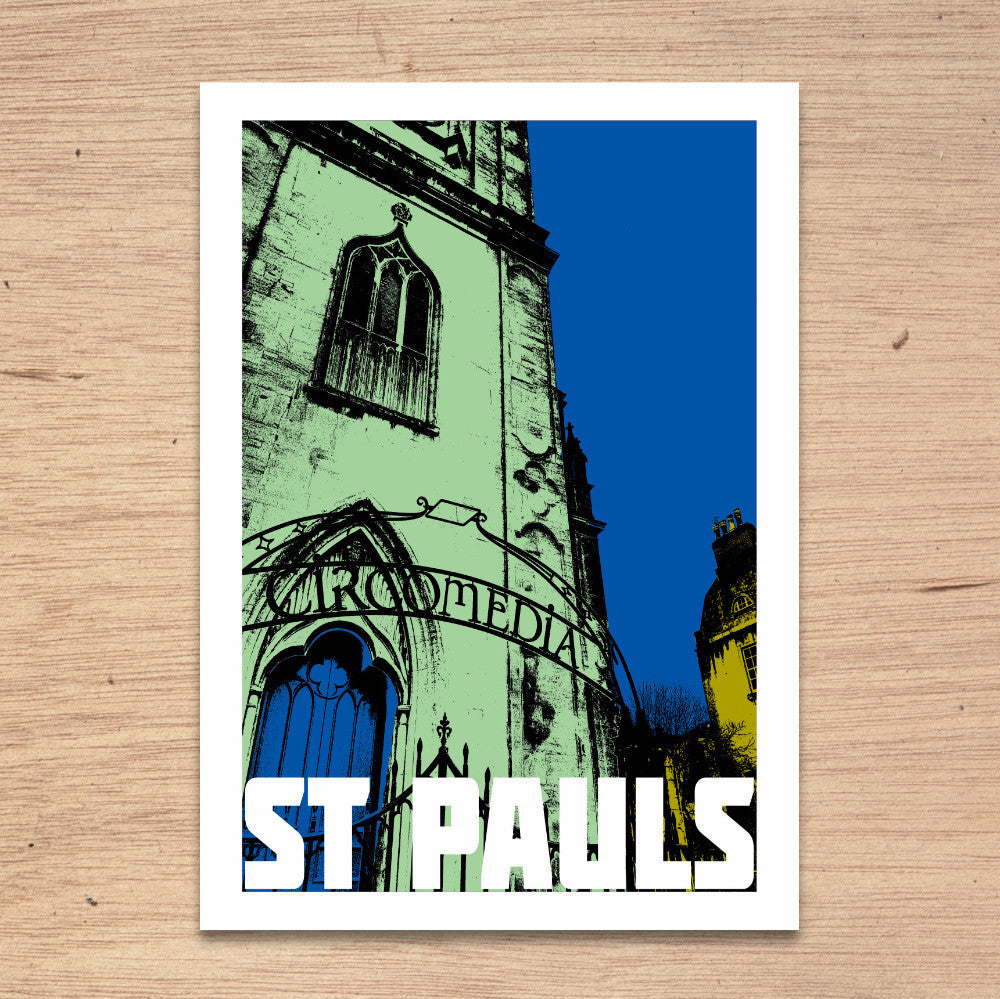 St Pauls Bristol, A4 Print by Susan Taylor Art | The Bristol Shop