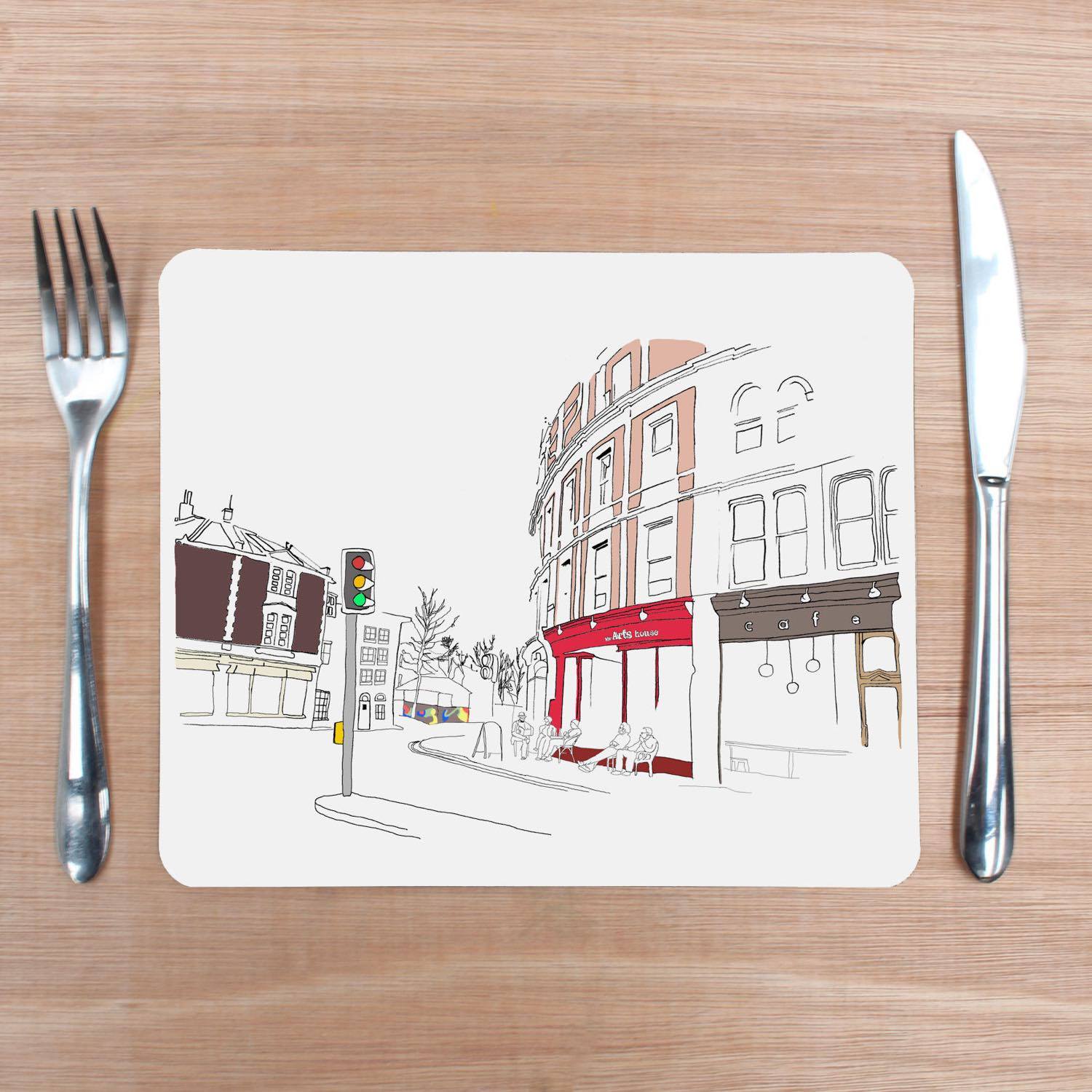 Stokes Croft, Bristol Placemat by Rolfe & Wills | The Bristol Shop