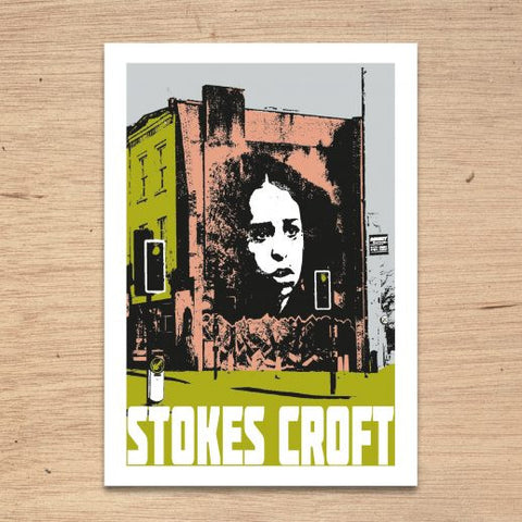 Stokes Croft Bristol, A4 Print by Susan Taylor Art | The Bristol Shop
