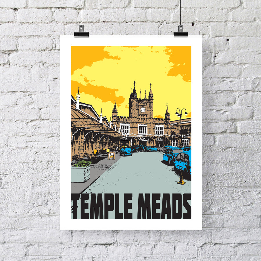 Bristol Temple Meads A4 or A3 Print by Susan Taylor | The Bristol Shop