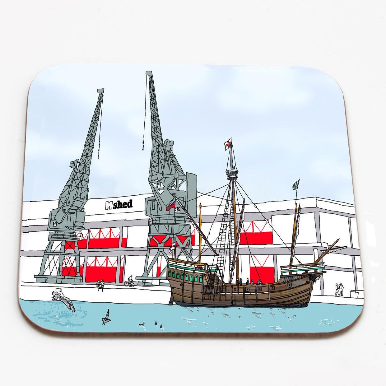The Matthew Coaster by Rolfe & Wills | The Bristol Shop