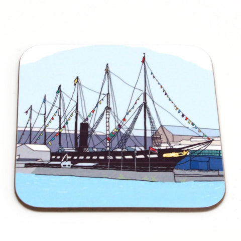 ss Great Britain Coaster by Rolfe & Wills | The Bristol Shop
