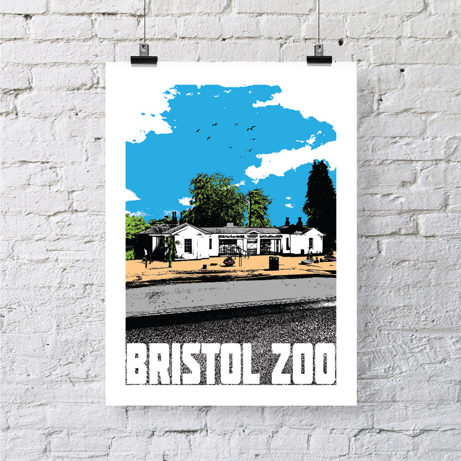 Bristol Zoo A4 or A3 Print by Susan Taylor | The Bristol Shop