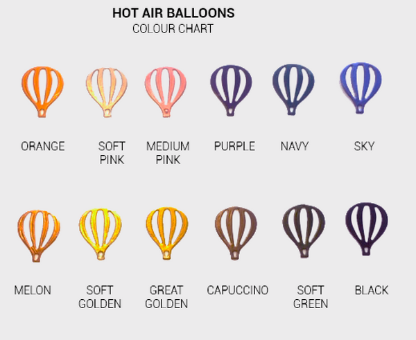 Hot Air Balloon Earrings by Adriana Barrios