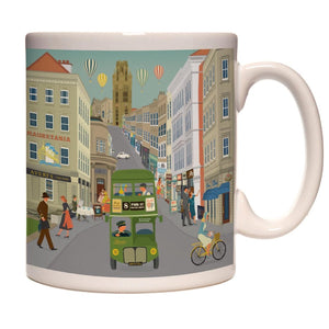 Park Street and Green Bus Ceramic Mug