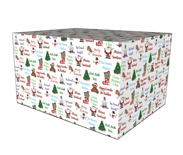 Christmas Bristolian gift wrap