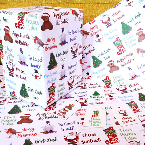 Bristolian Christmas Wrapping Paper