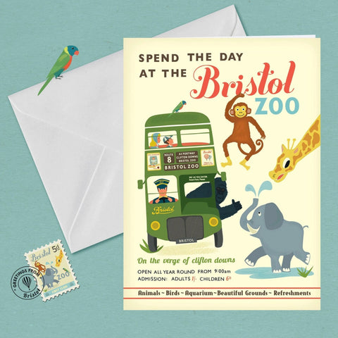 Bristol Zoo Greetings Card at The Bristol Shop