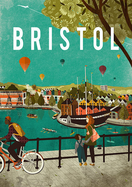 Bristol 'Everything Bristol' A3 Print