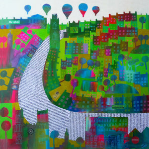 Park Street Colours - Giclée Print by Jenny Urquhart | The Bristol Shop