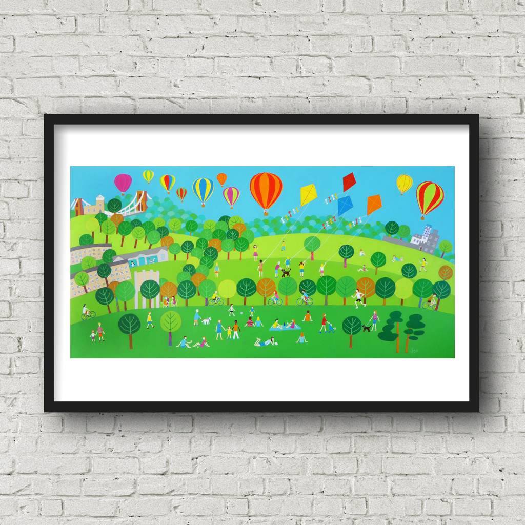 Summer on The Downs - Giclée Print by Jenny Urquhart